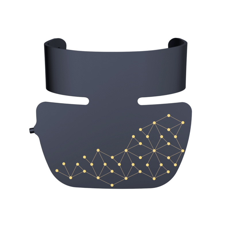 pro customizable led face mask with upgraded 1072nm deep near infrared