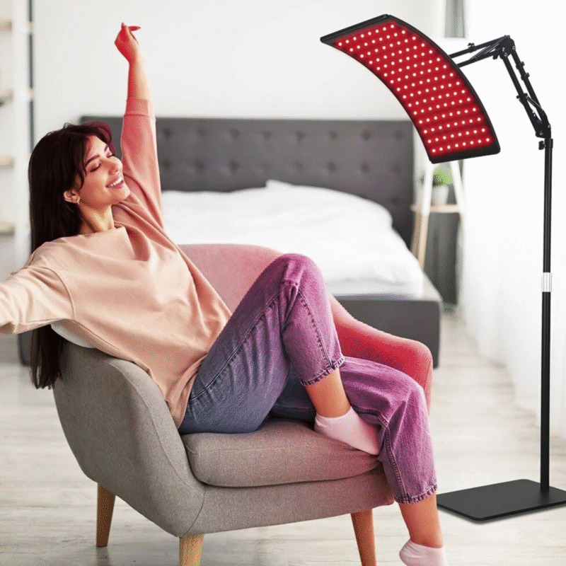 silicone led light therapy panel with adjustable stand for face & body 