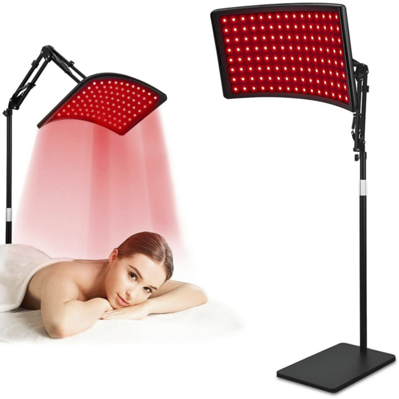silicone led light therapy panel with adjustable stand for face & body