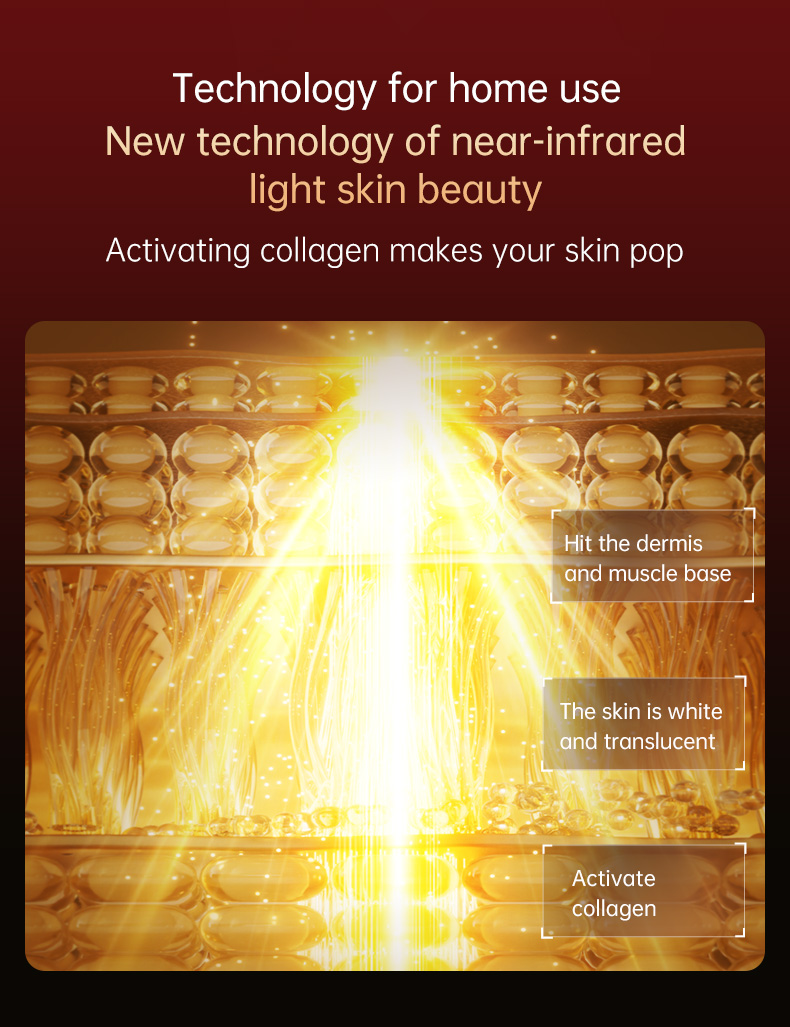 3d contour led face mask