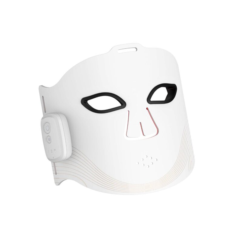 Wireless 4-Chip Silicone LED Mask with Lip Care Patent