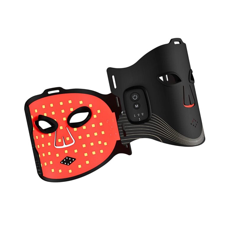 Wireless 4-Chip Silicone LED Mask with Lip Care Patent