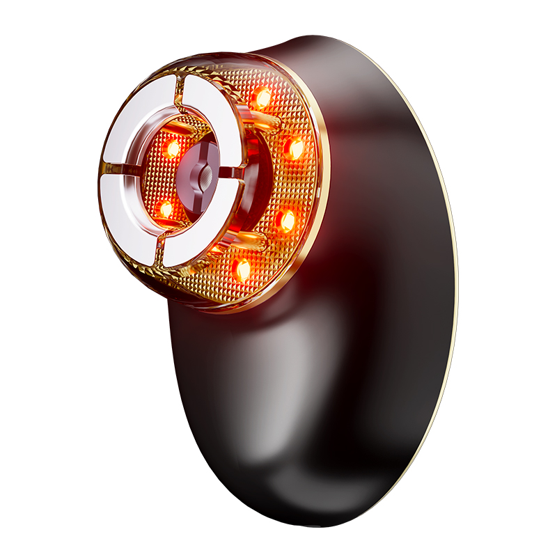 Professional EMS Facial Toning Device with Vacuum and LED Therapy