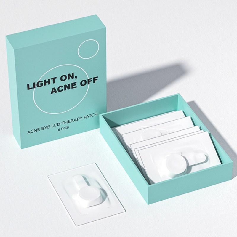 LED Acne Patch Device with Hydrocolloid Patch Technology