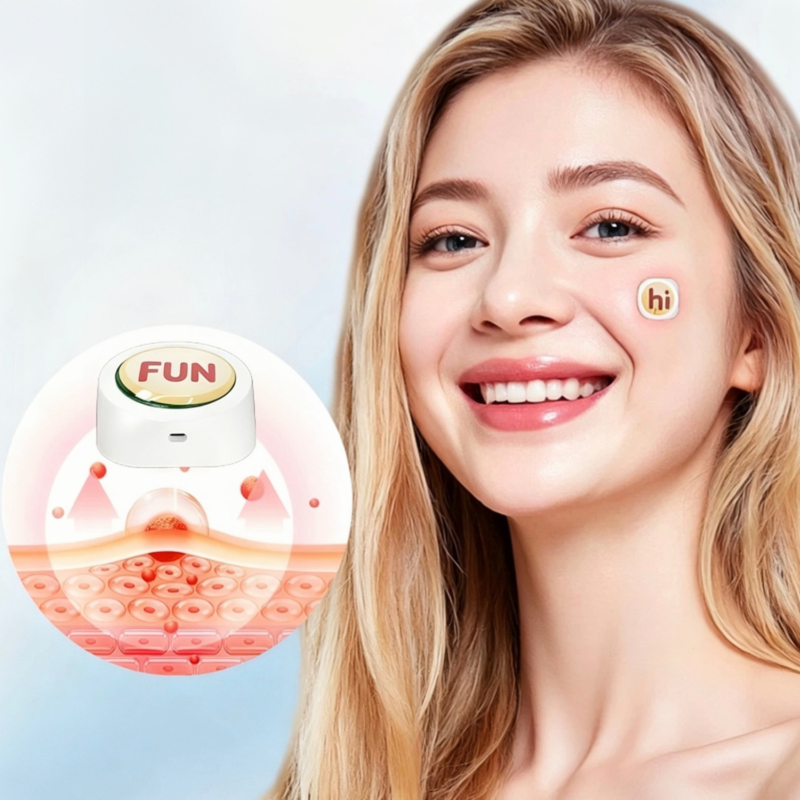 LED Acne Patch Device with Hydrocolloid Patch Technology