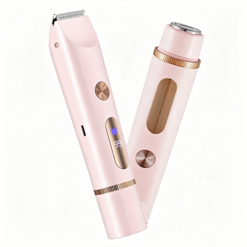 Dual Head Design for Versatile Body Grooming