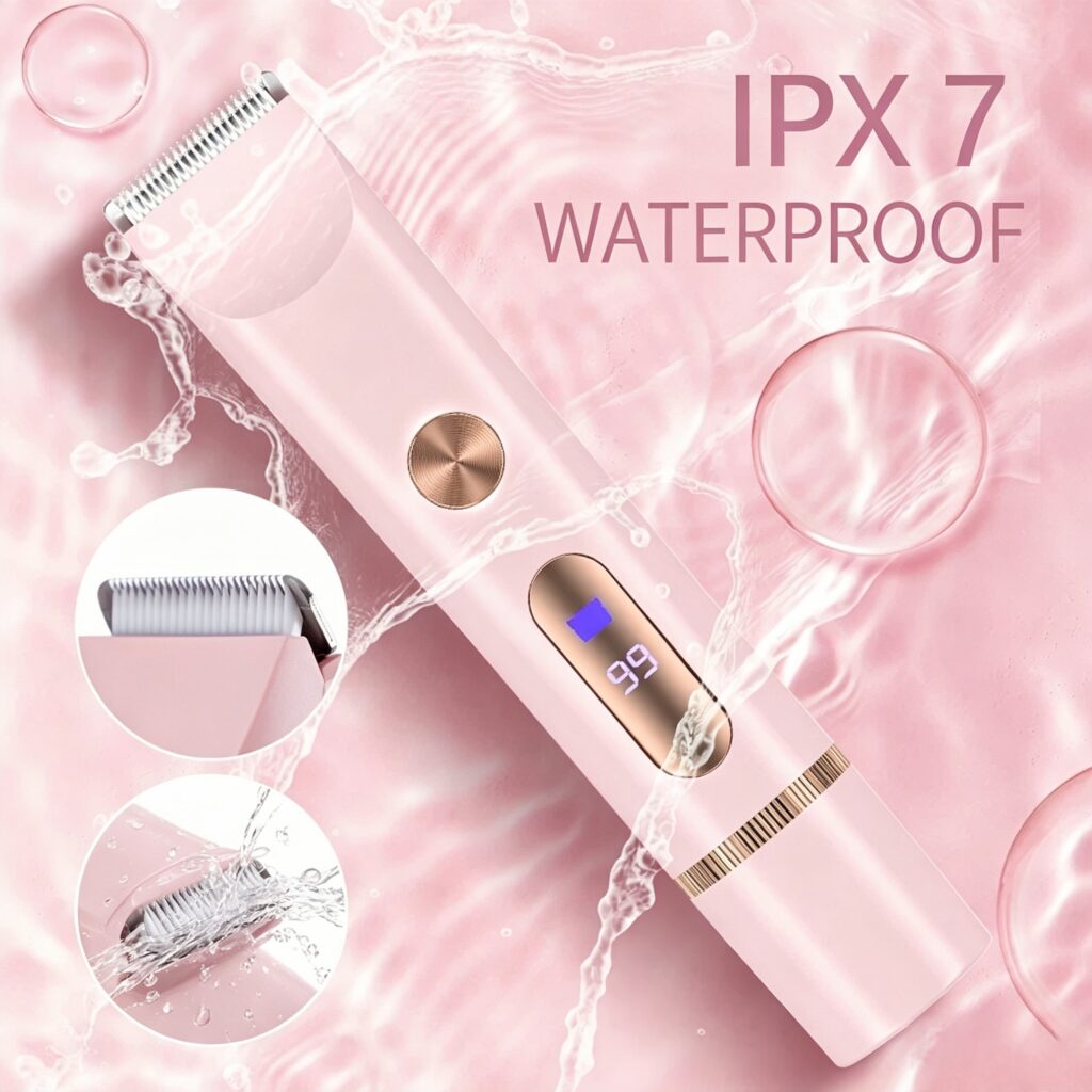 Body Hair Trimmer & Shaver IPX 7 Waterproof