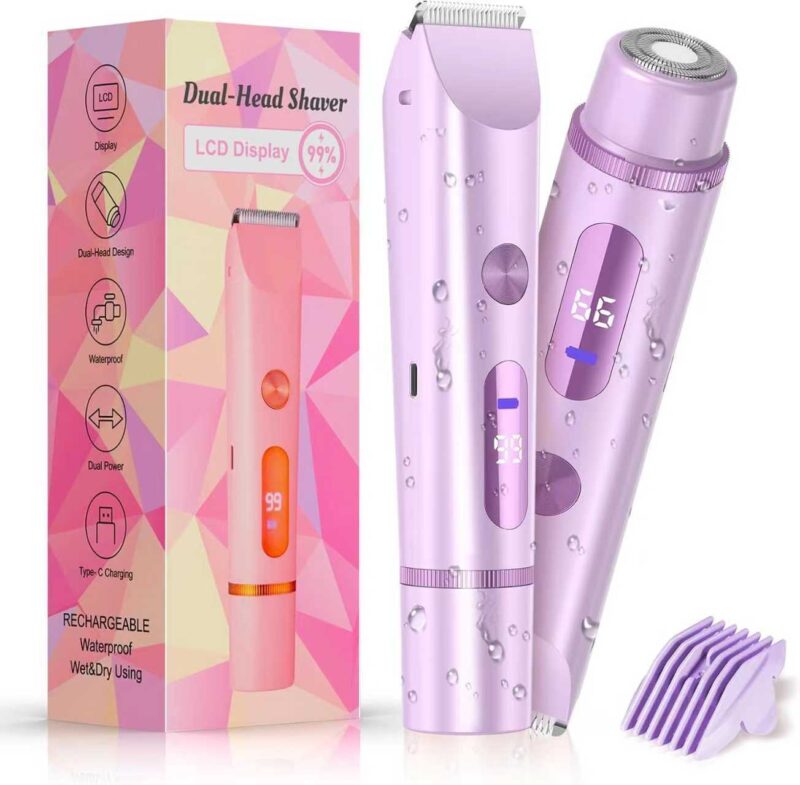 Dual Head Body Hair Trimmer & Shaver