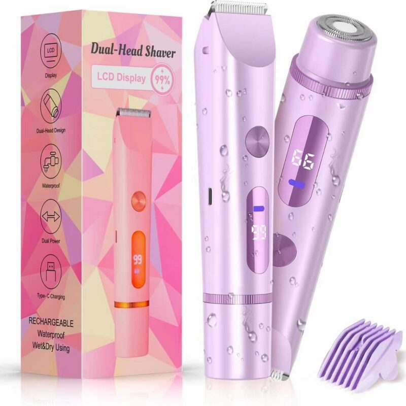 Dual Head Body Hair Trimmer & Shaver