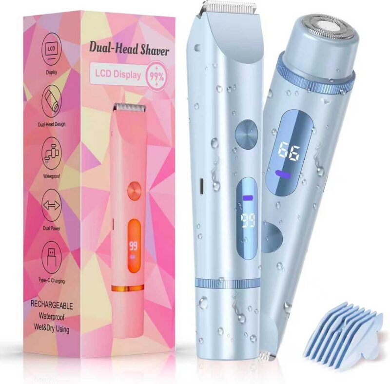Dual Head Body Hair Trimmer & Shaver